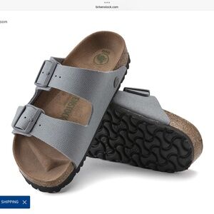 Birkenstock Arizona Vegan - Stone. Coin - EU40